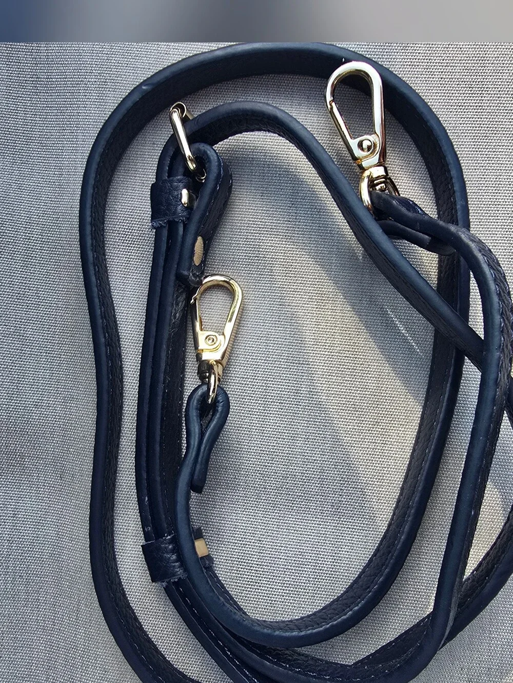 ⭐️Sold⭐🚨Coach Navy Blue Crossgrain Leather Minetta Tote Bag w/ Strap & Scarf 🚨